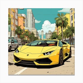 Lamborghini Canvas Print