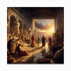 Temple Of Jesus 1 Canvas Print