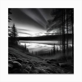 Black And White Photo 3 Canvas Print