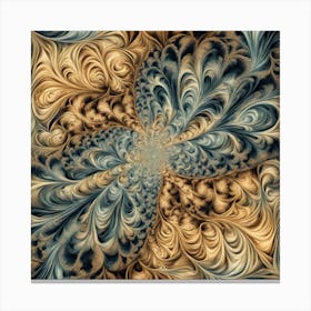 Abstract Fractal Design Canvas Print
