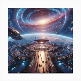 Space Station 64 Canvas Print