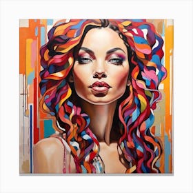 Leonardo Diffusion Xl Colorful Reflections Is A Collection Tha 0 Canvas Print