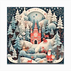 Christmas Card 6 Canvas Print