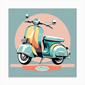 Vespa Canvas Print