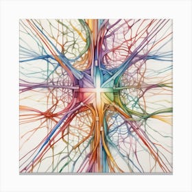 Cross Of The Brain Canvas Print