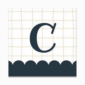 Letter C Canvas Print