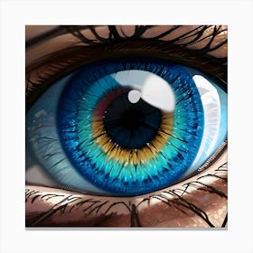 Blue Eye 6 Canvas Print
