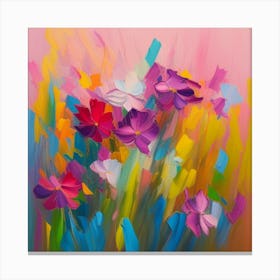 Colorful Flowers 6 Canvas Print