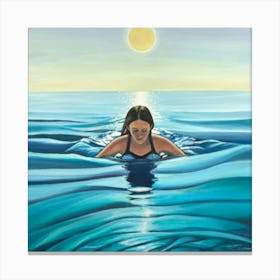 Swimming Art 2 Canvas Print