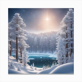 Winter Landscape 11 Canvas Print