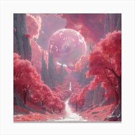 Pink Forest Canvas Print