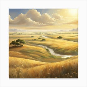 Landscape Painting 43 Canvas Print