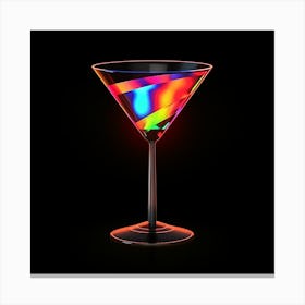 Colourful Martini Glass - abstract art, abstract painting  city wall art, colorful wall art, home decor, minimal art, modern wall art, wall art, wall decoration, wall print colourful wall art, decor wall art, digital art, digital art download, interior wall art, downloadable art, eclectic wall, fantasy wall art, home decoration, home decor wall, printable art, printable wall art, wall art prints, artistic expression, contemporary, modern art print, Canvas Print