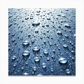 Water Droplets Canvas Print