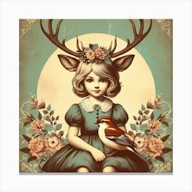 Little Deer Canvas Print