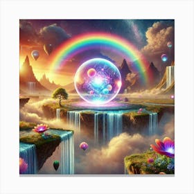 Rainbow In The Sky 21 Canvas Print