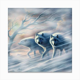 Wolf life Canvas Print