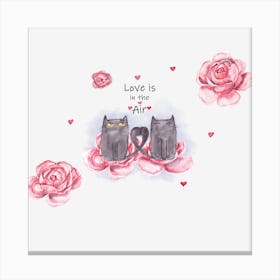 Love Is In The Air Canvas Print