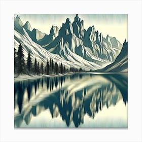 Calm Cascades 16 Canvas Print