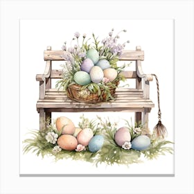 Easter Basket Canvas Print