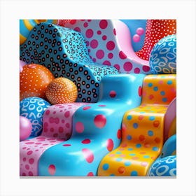 Polka Dots 5 Canvas Print