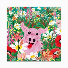 Happiness In The Meadow Canvas Print