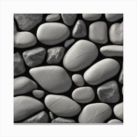 Pebble Wall Canvas Print