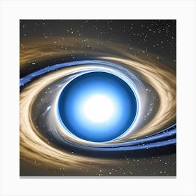 Black Hole Canvas Print