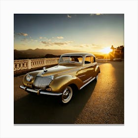 Firefly Timeless Elegance Of A Classic Vintage Car 30309 (5) Canvas Print