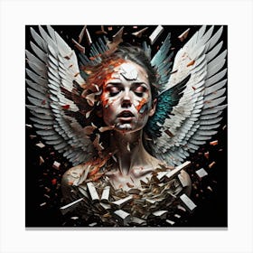 angel wings 3 Canvas Print