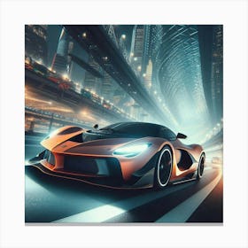 Futuristic Sports Car 144 Stampe su tela