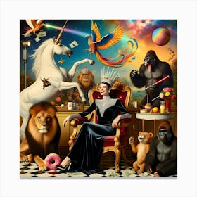'The Queen Of Beasts' Canvas Print