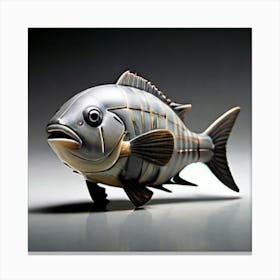 Fish Sculpture Canvas Print