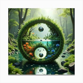 Yin Yang Canvas Print