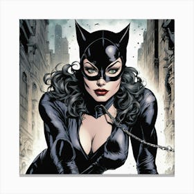 Catwoman Canvas Print