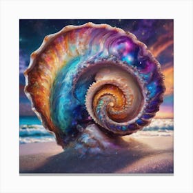 Spiral Shell Galaxy Canvas Print