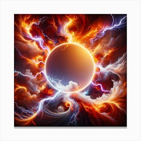 Solar Eclipse Canvas Print