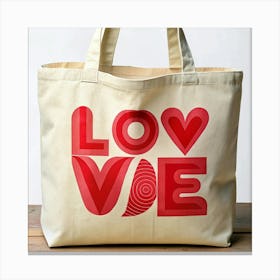 Love Tote Bag 1 Canvas Print