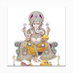 Ganesha Canvas Print