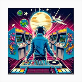 Dj Dj 7 Canvas Print