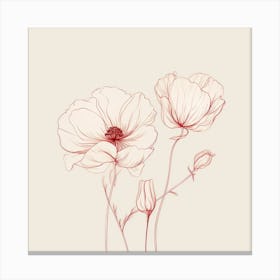 Poppies 5 Canvas Print