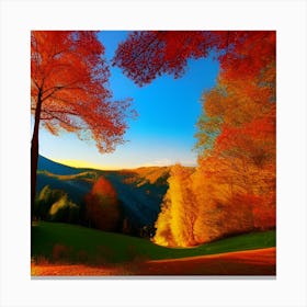 Autumn Trees Canvas Print