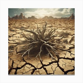 Dry Desert 5 Canvas Print