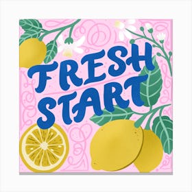 Fresh Start Canvas Print