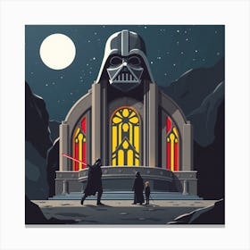 Darth Vader'S Castle Canvas Print