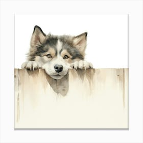 Husky Dog 5 Canvas Print