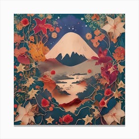 Japanese Mountain Canvas Print