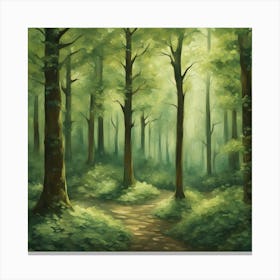 Forest Path 7 Canvas Print