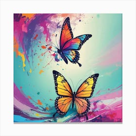 Colorful Butterflies 113 Canvas Print