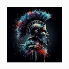 Spartan Helmet Canvas Print